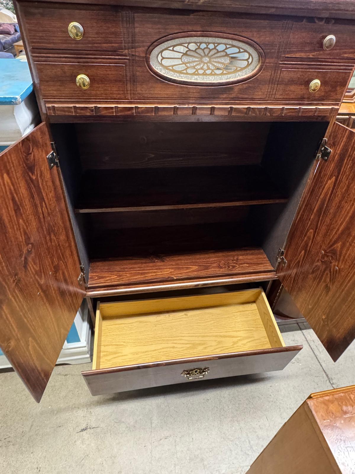 36"W Tall Boy Dresser