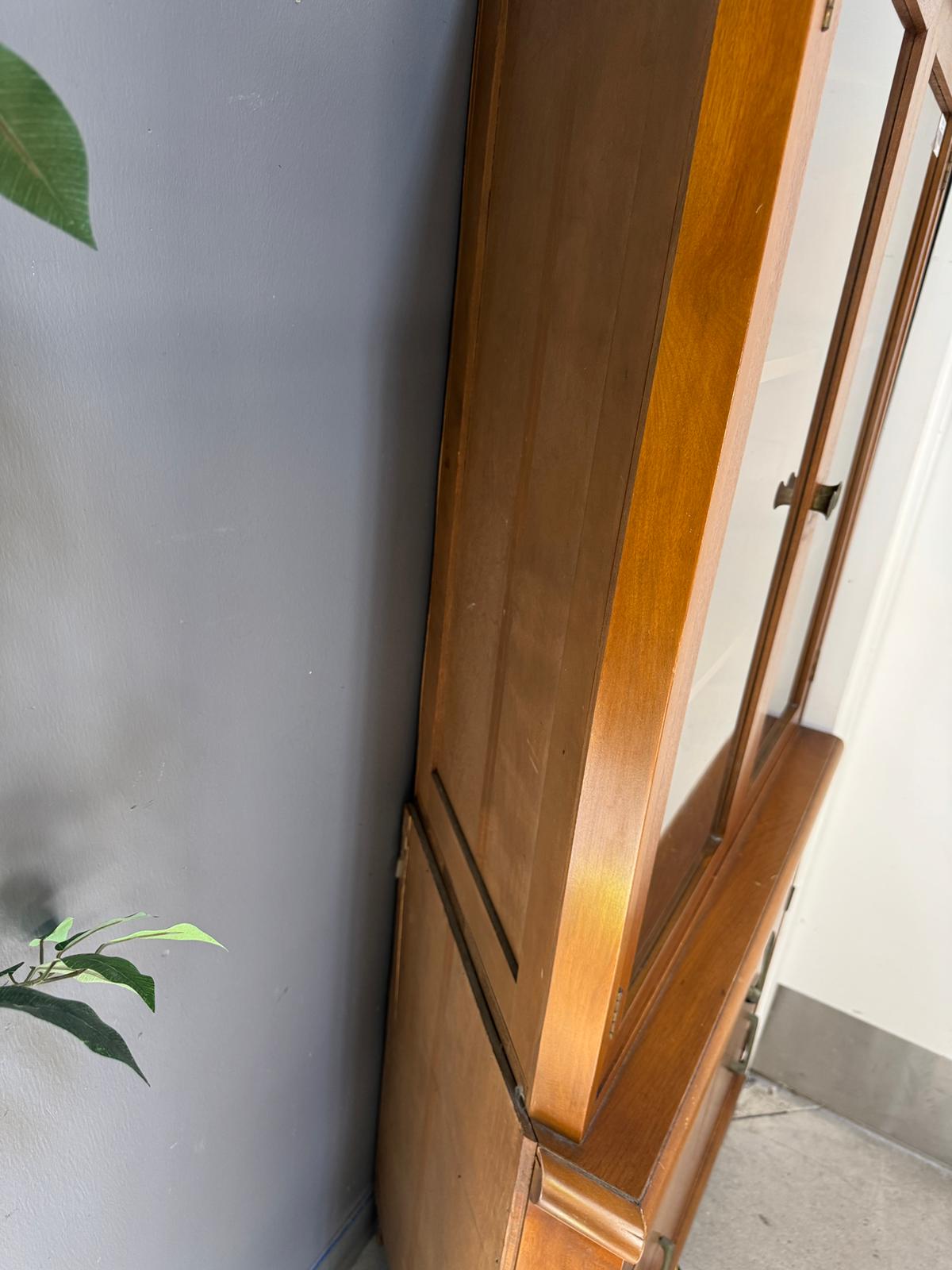 32"W Corner Wooden Cabinet