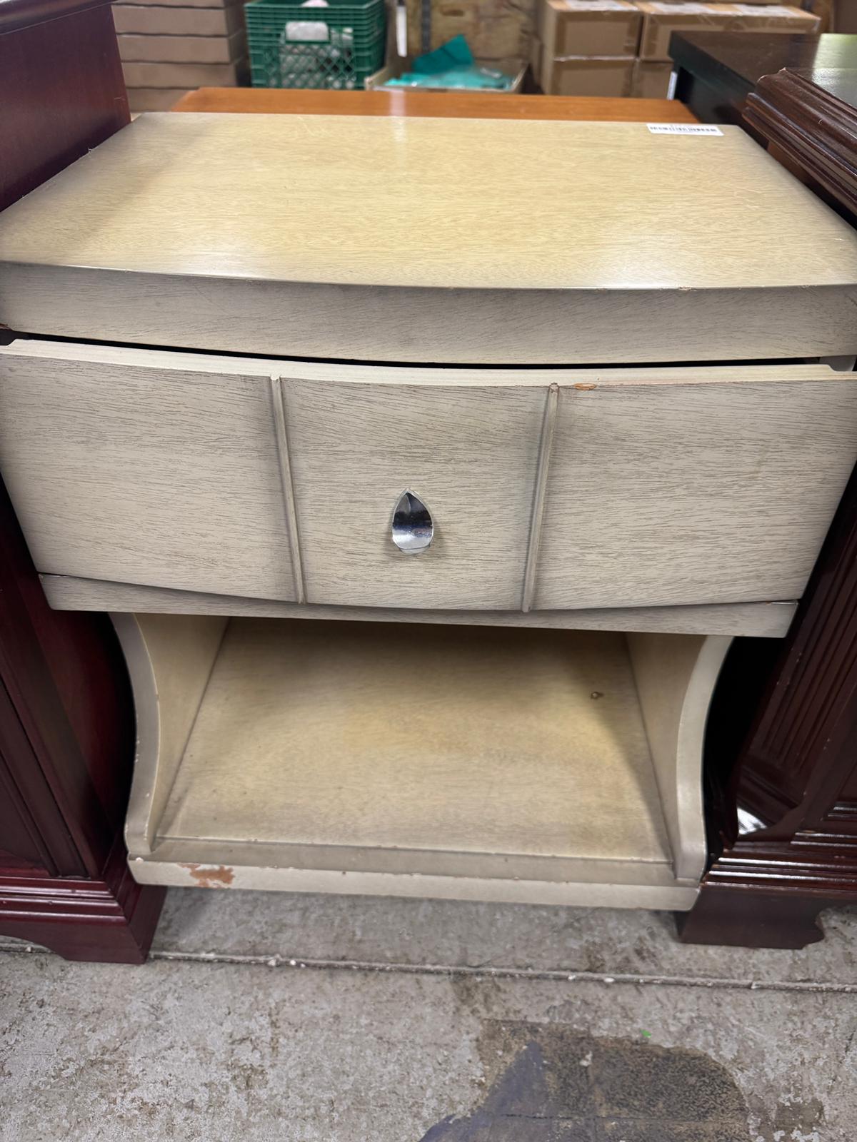 19.5"W Wooden Side Table