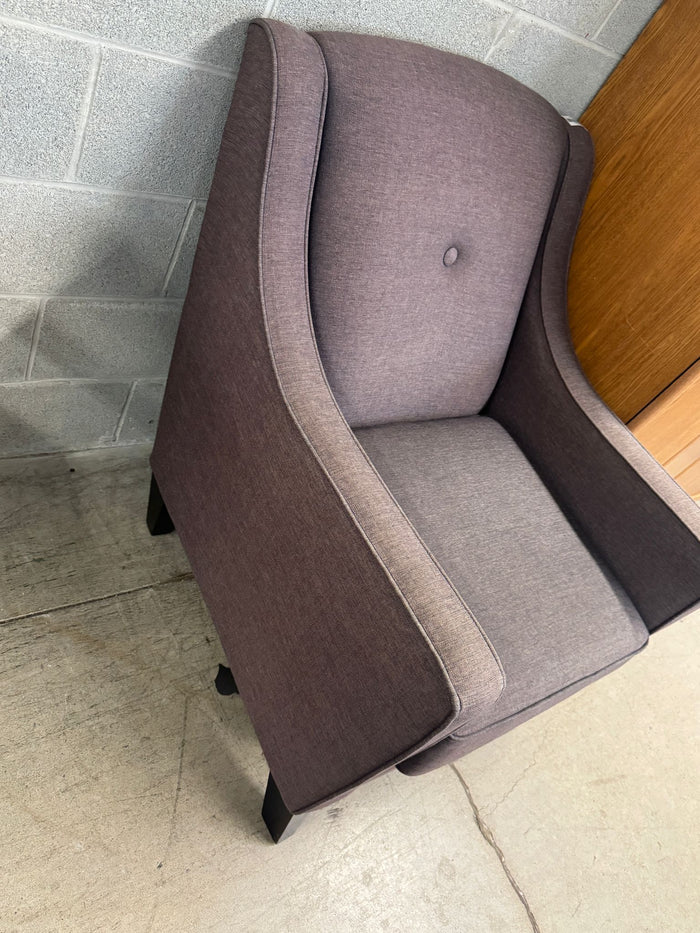 28"W Grey Armchair