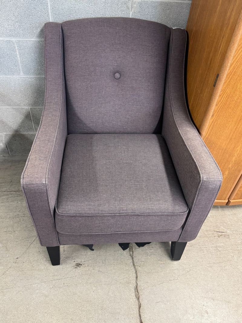 28"W Grey Armchair