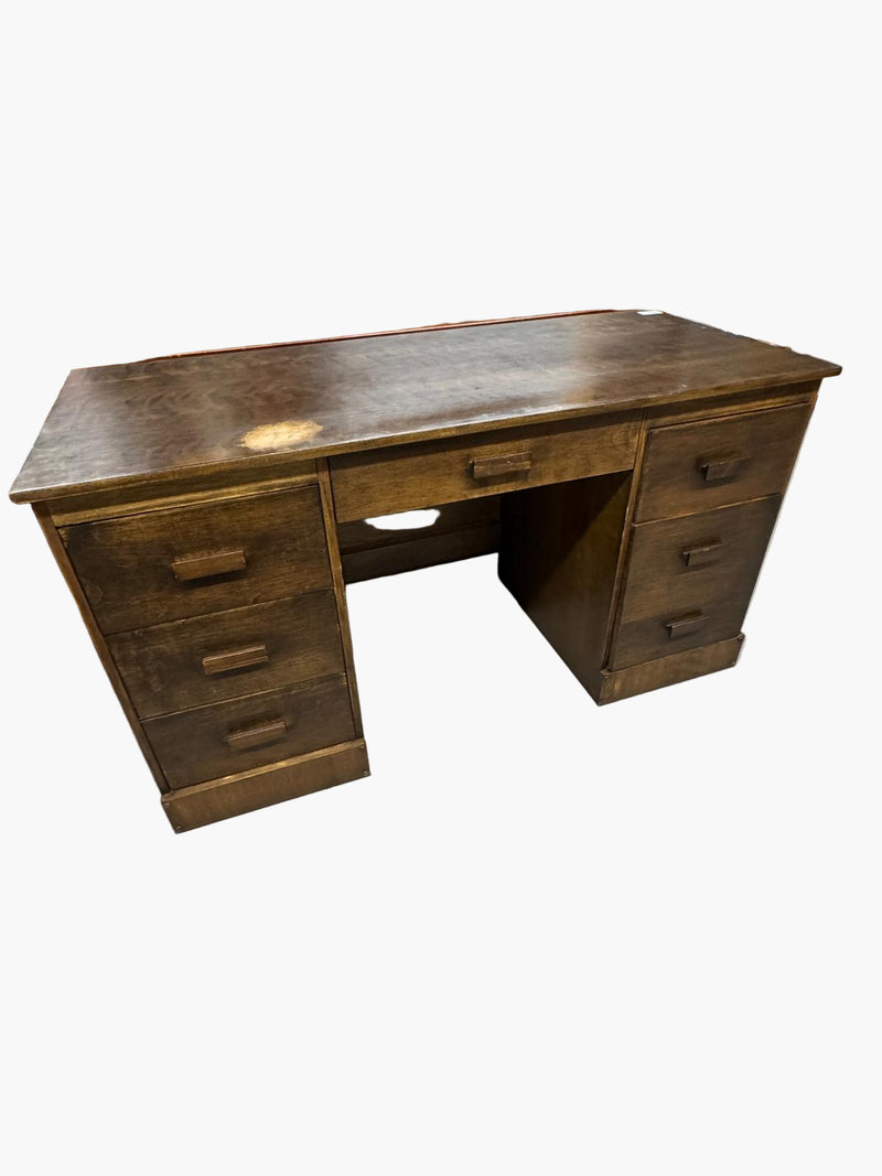 55"W Wooden Office Desk