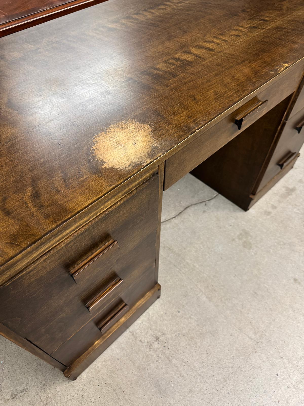 55"W Wooden Office Desk