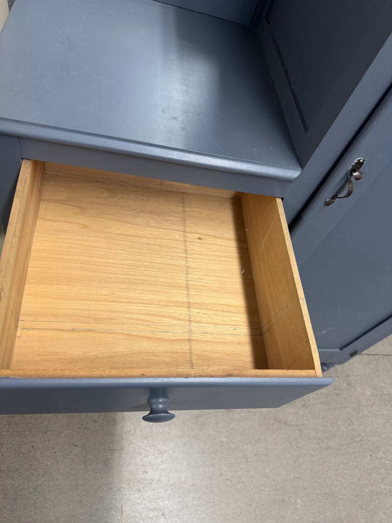 40"W Grey Wooden Dresser