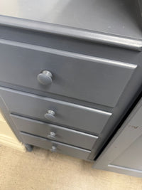 40"W Grey Wooden Dresser