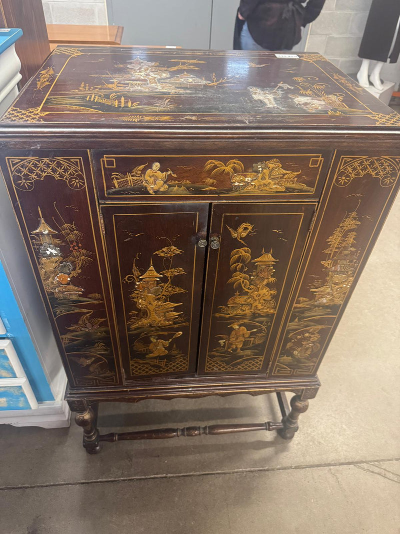 28.5"W Antique Wooden Dresser