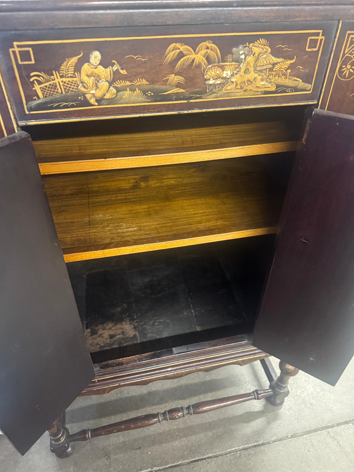 28.5"W Antique Wooden Dresser