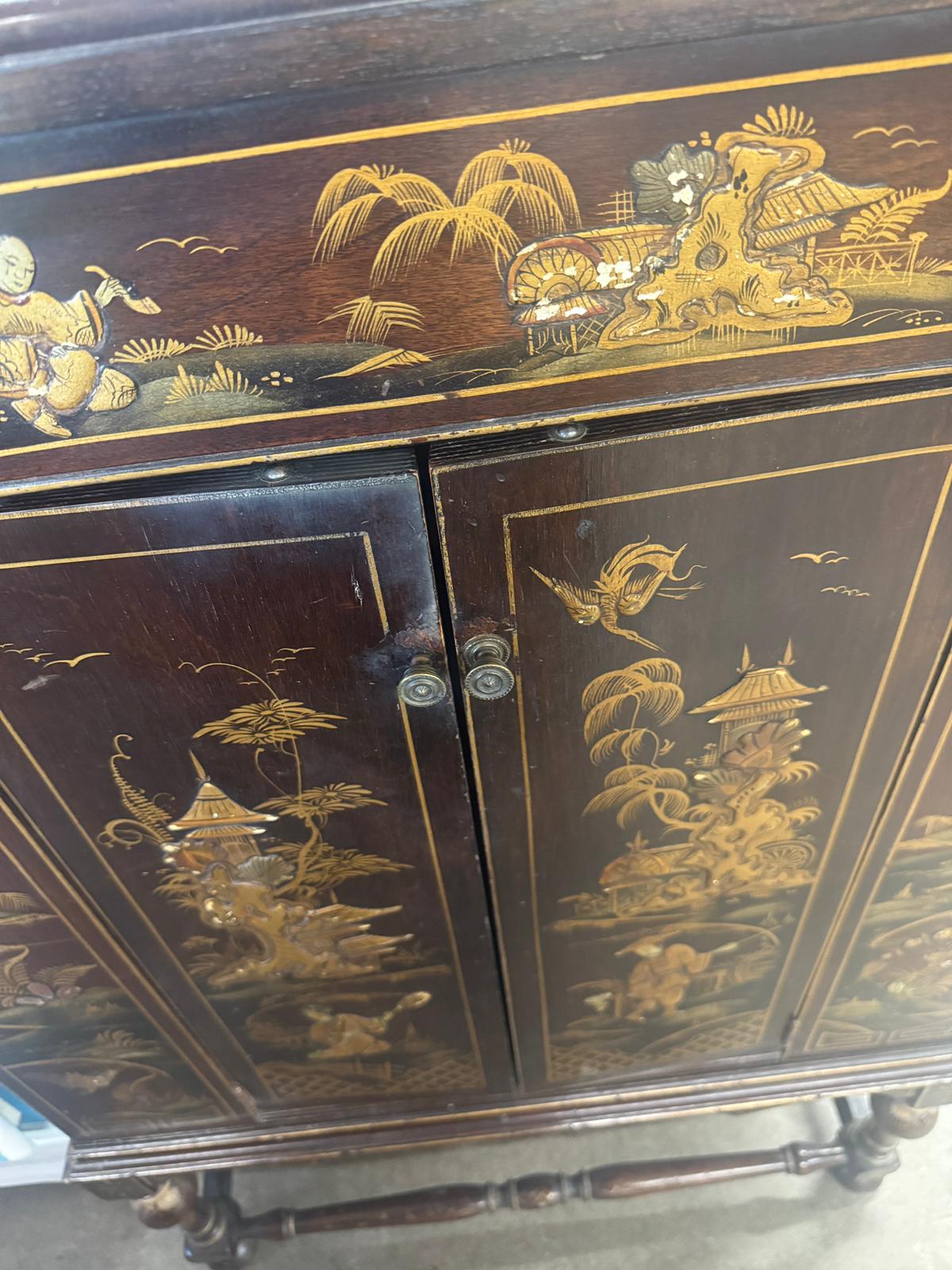 28.5"W Antique Wooden Dresser