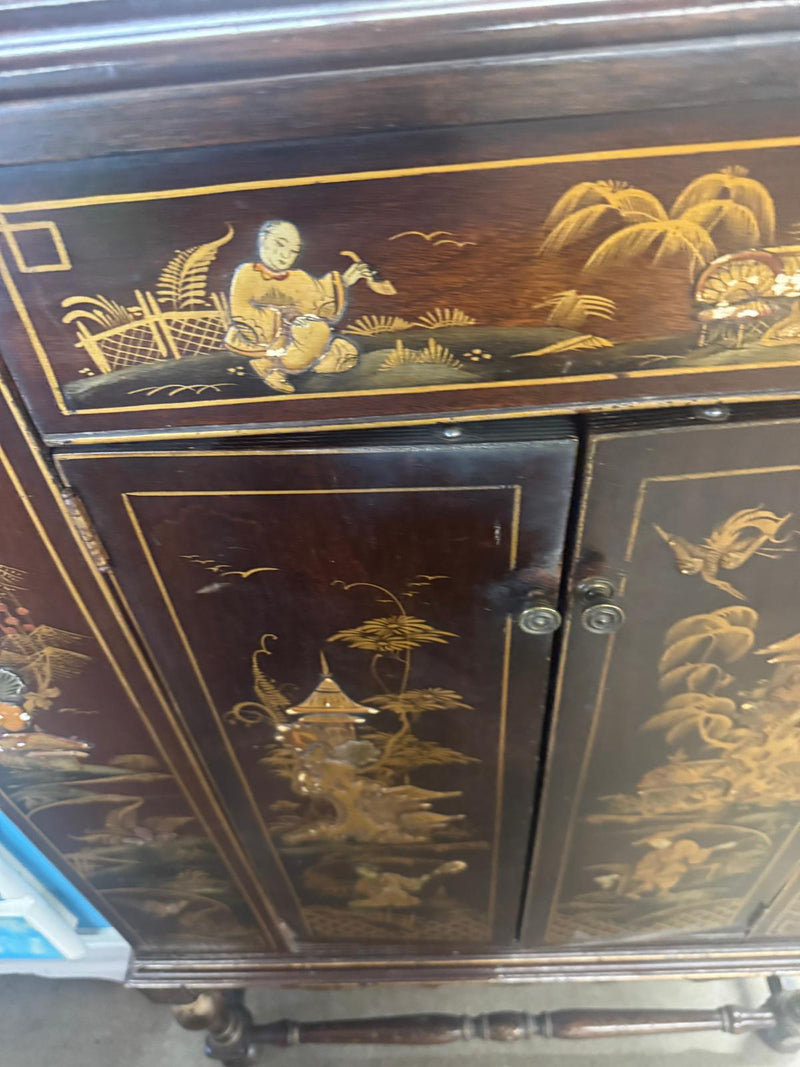 28.5"W Antique Wooden Dresser