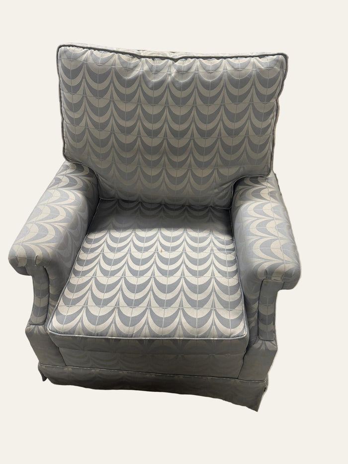 39"W Grey Armchair