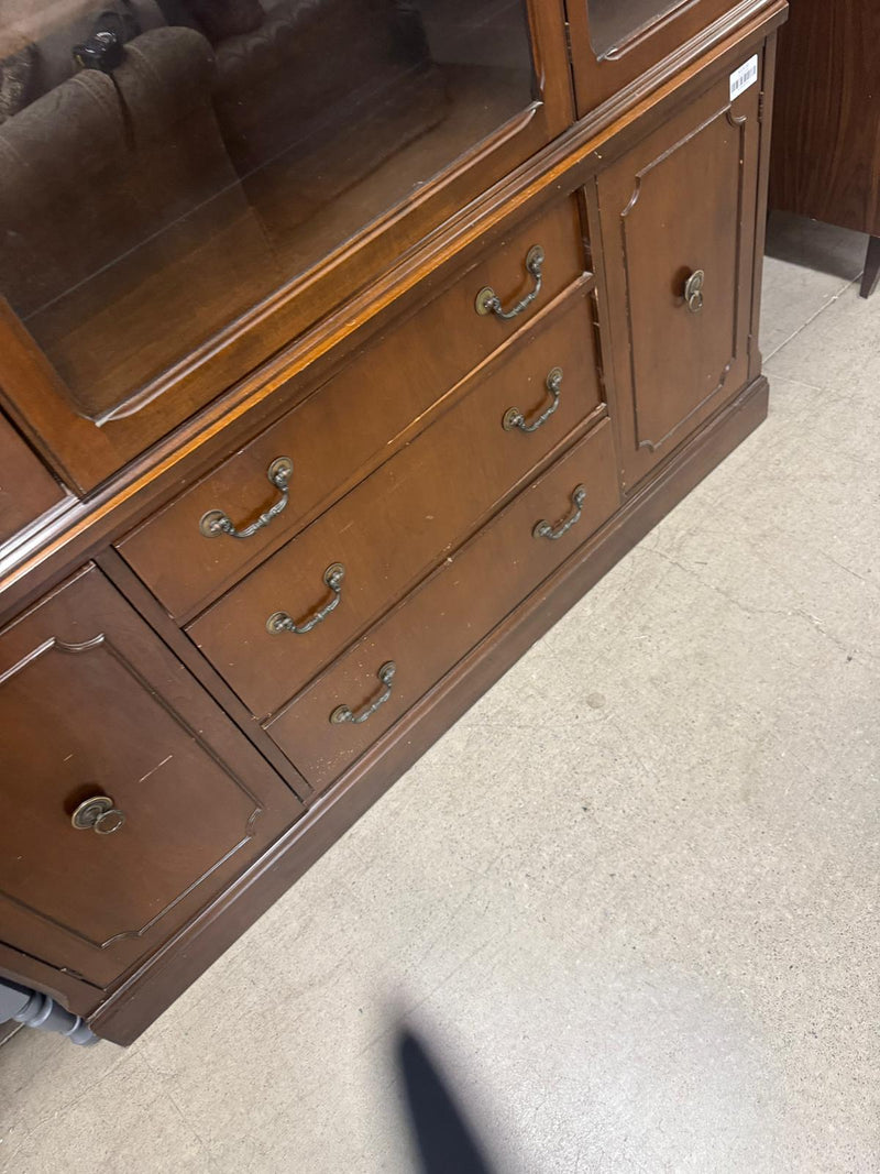 59"W 2-Piece Wooden Buffet/Hutch