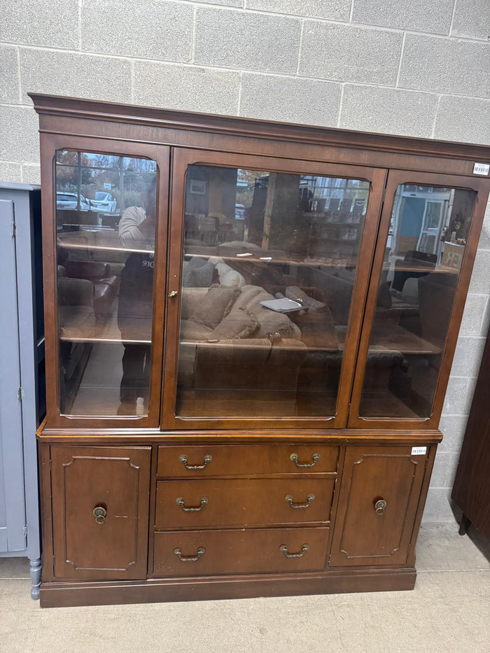 59"W 2-Piece Wooden Buffet/Hutch