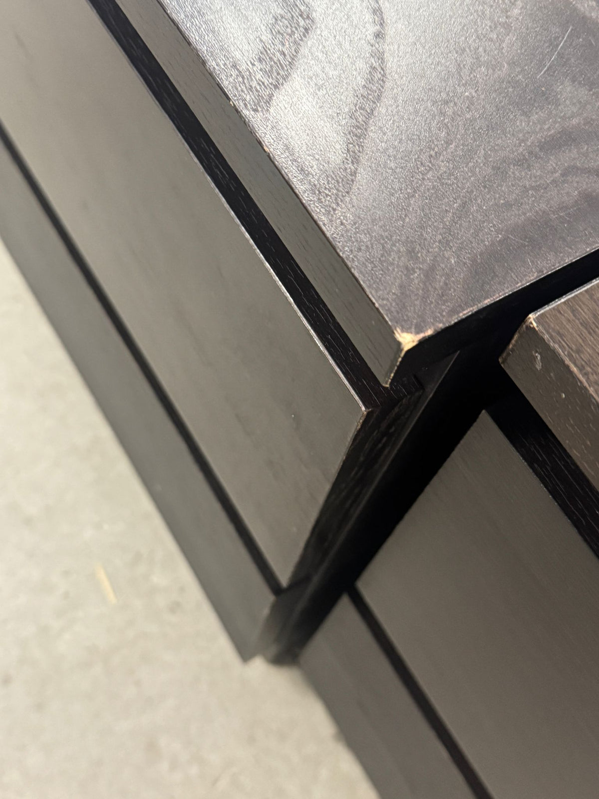 16"W 2-Drawer Wooden Night Stand