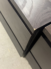 16"W 2-Drawer Wooden Night Stand