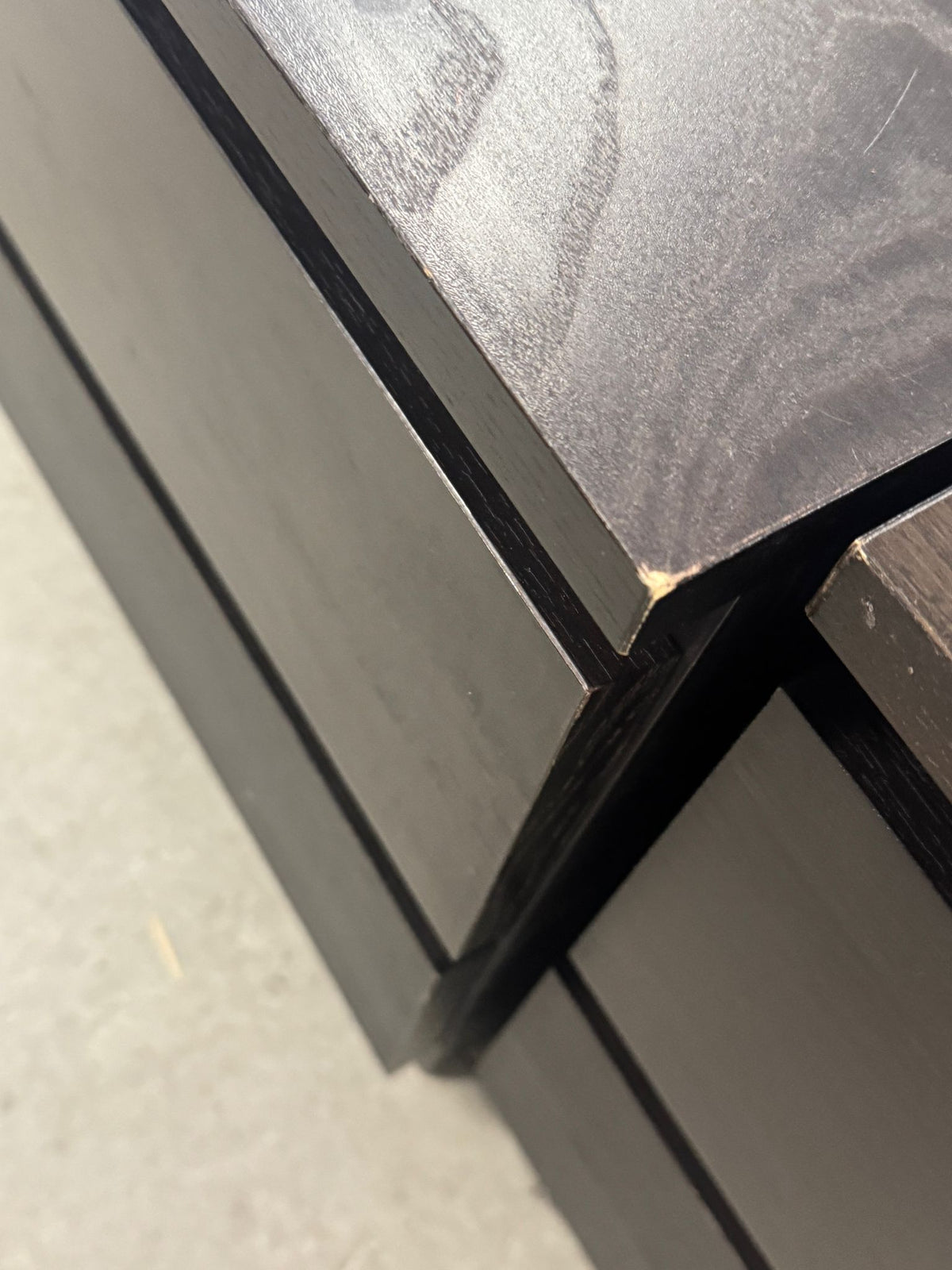 16"W 2-Drawer Wooden Night Stand