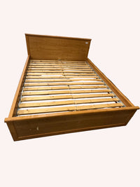 64.5"W Queen Size Wooden Bedframe