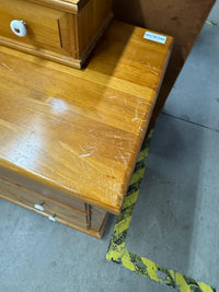 66.5"W 9-Drawer Wooden Dresser With Mirror