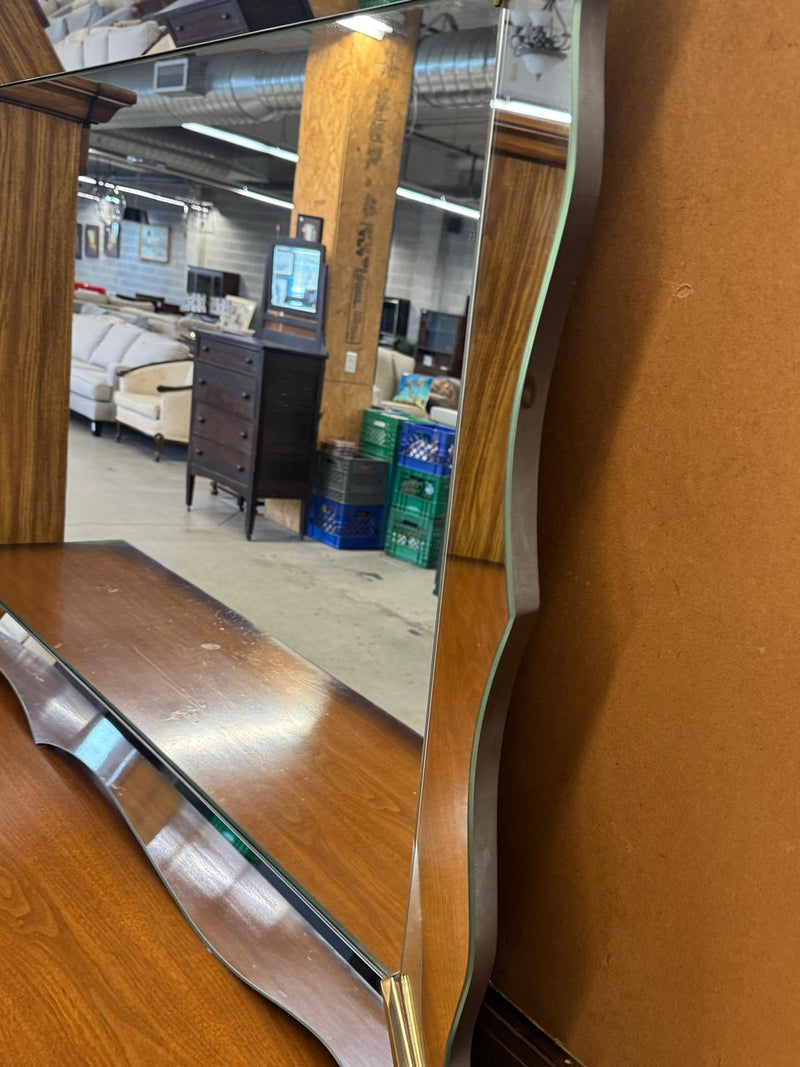 66"W 9-Drawer Dresser With Mirror