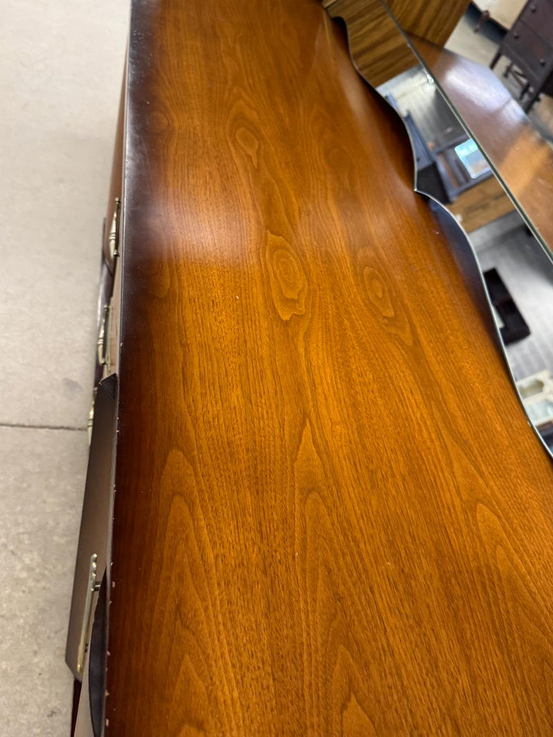 66"W 9-Drawer Dresser With Mirror