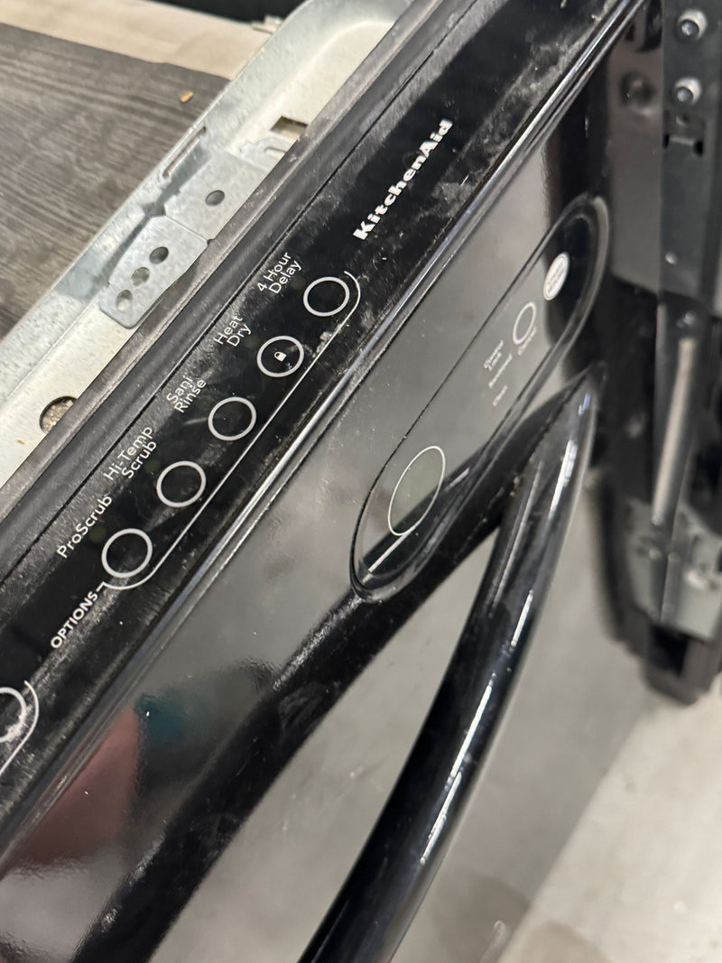 24"W Kitchenaid Black Dishwasher