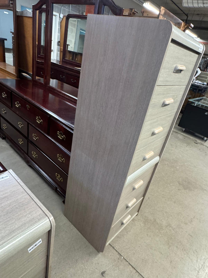 20.5"W 7-Drawer Tall Boy Dresser