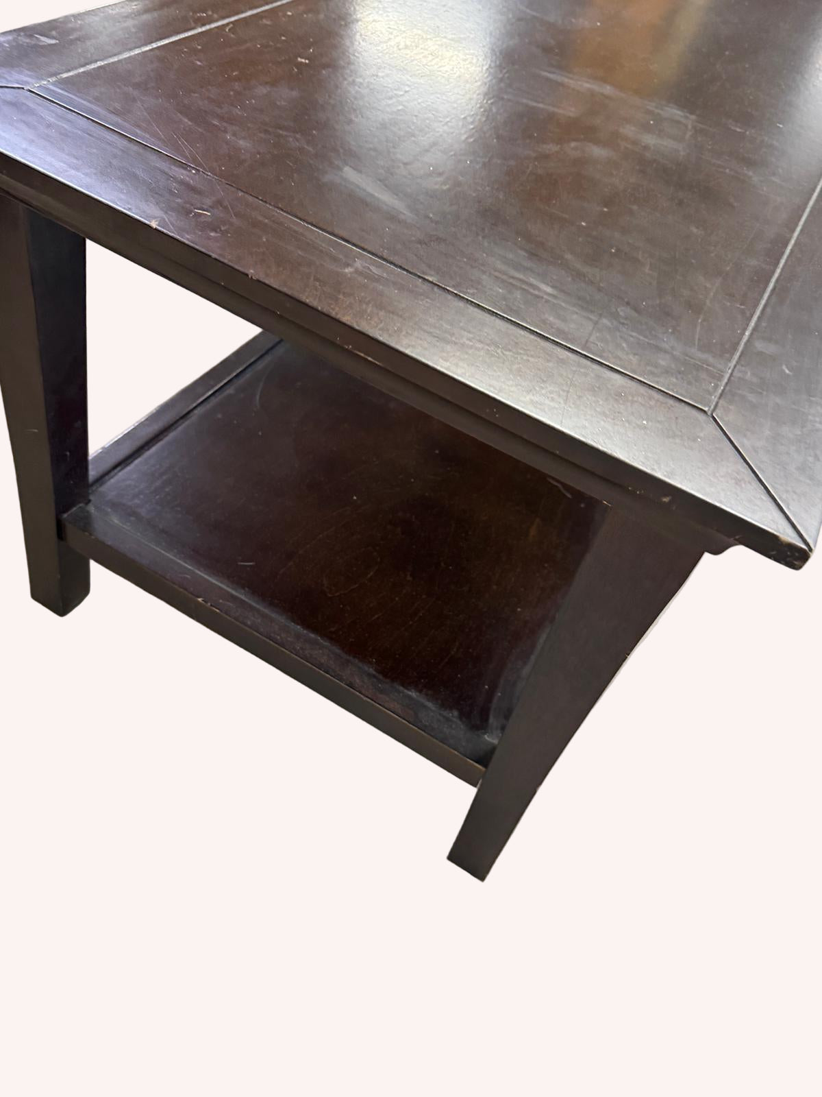 41"W Wooden Coffee Table