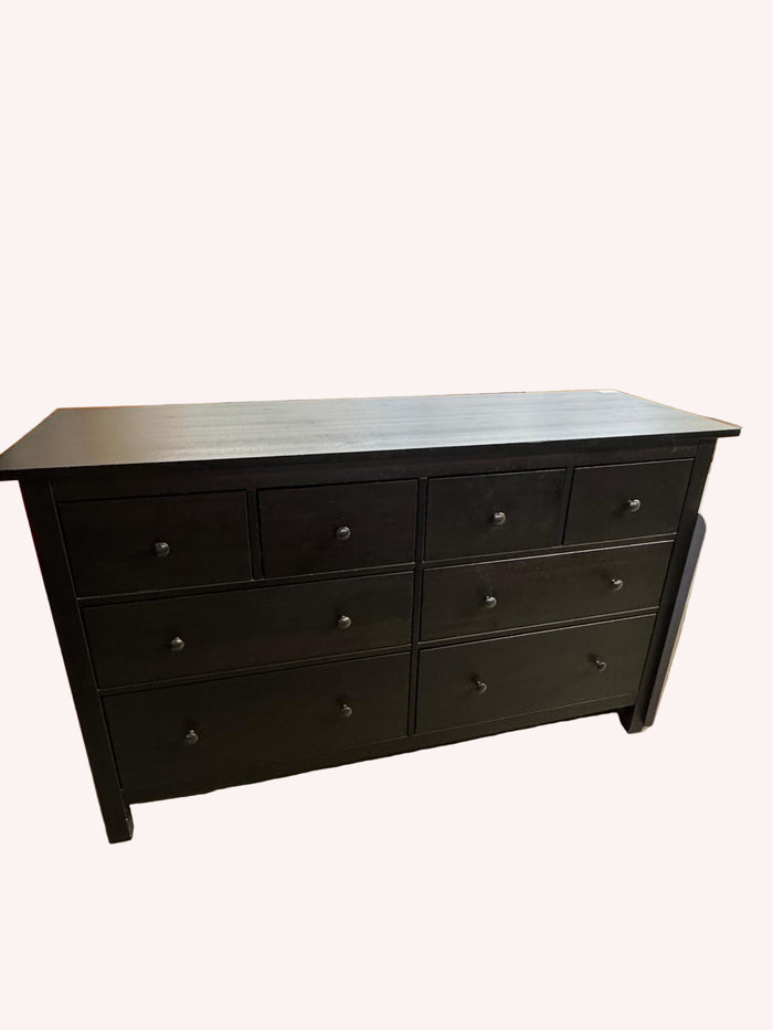 64"W 8-Drawer Wooden Dresser