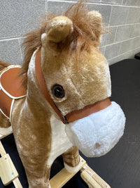 12.5"W Brown Toy Horse