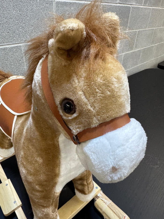 12.5"W Brown Toy Horse