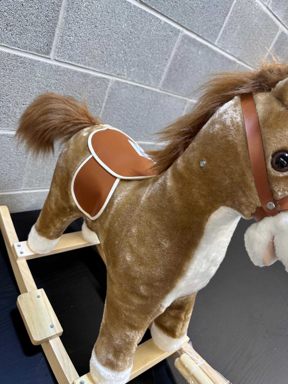 12.5"W Brown Toy Horse