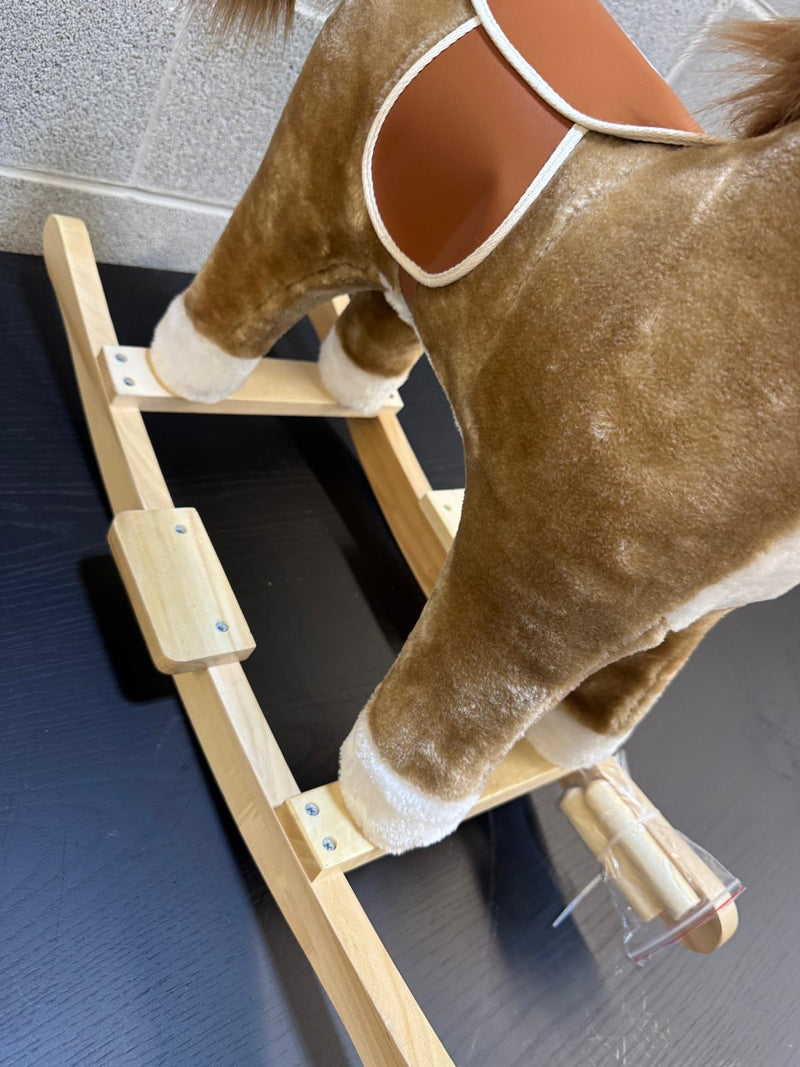 12.5"W Brown Toy Horse