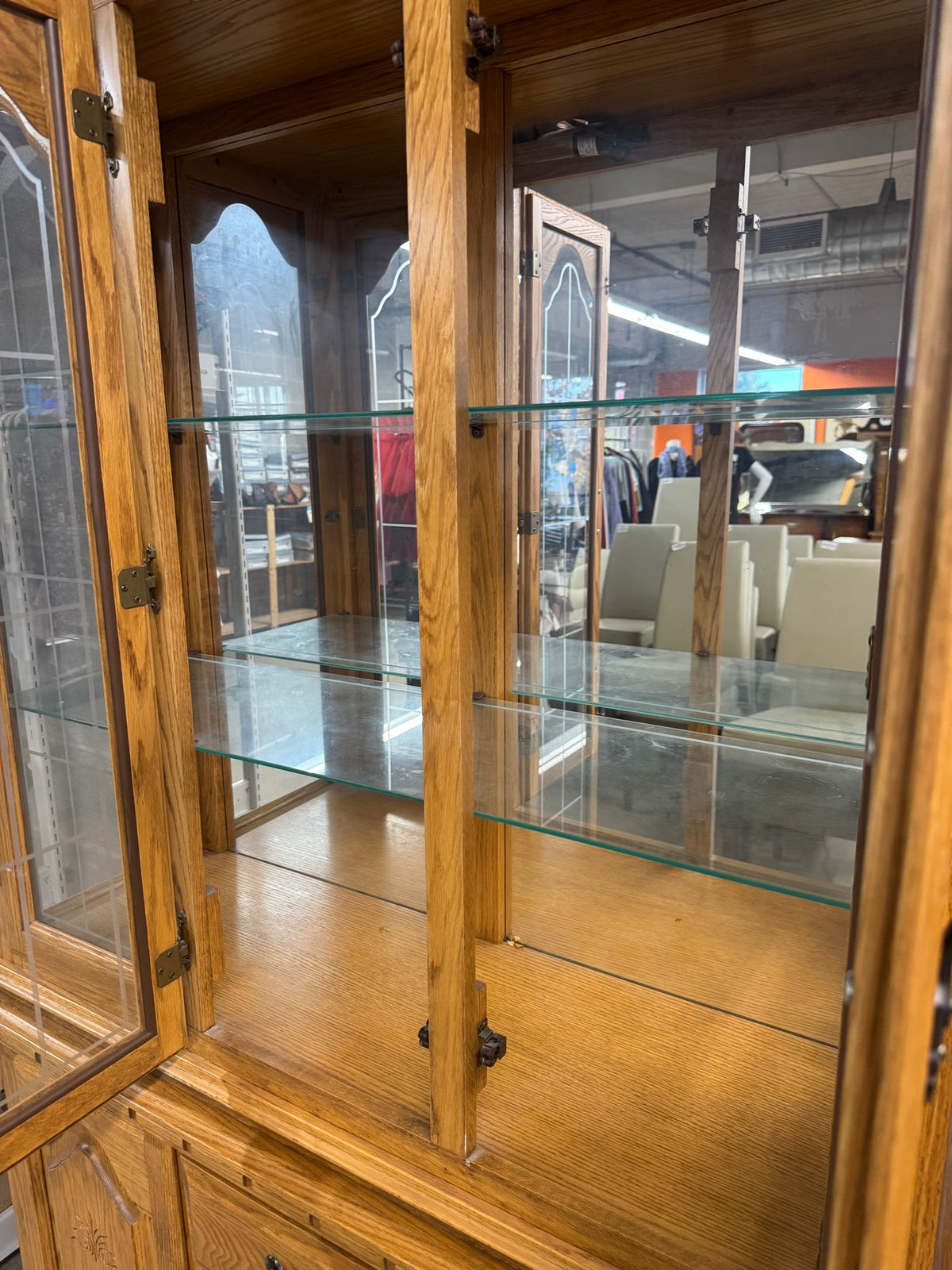 48"W Wooden Buffet/Hutch