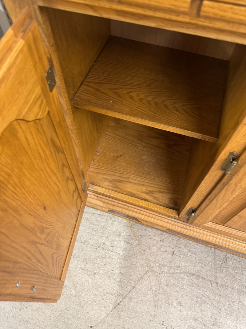 48"W Wooden Buffet/Hutch