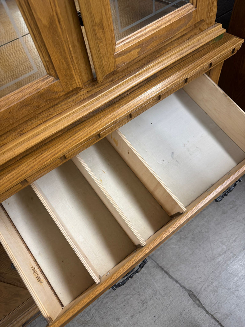 48"W Wooden Buffet/Hutch