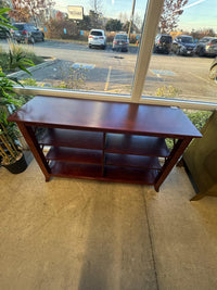 50"W Wooden End Table