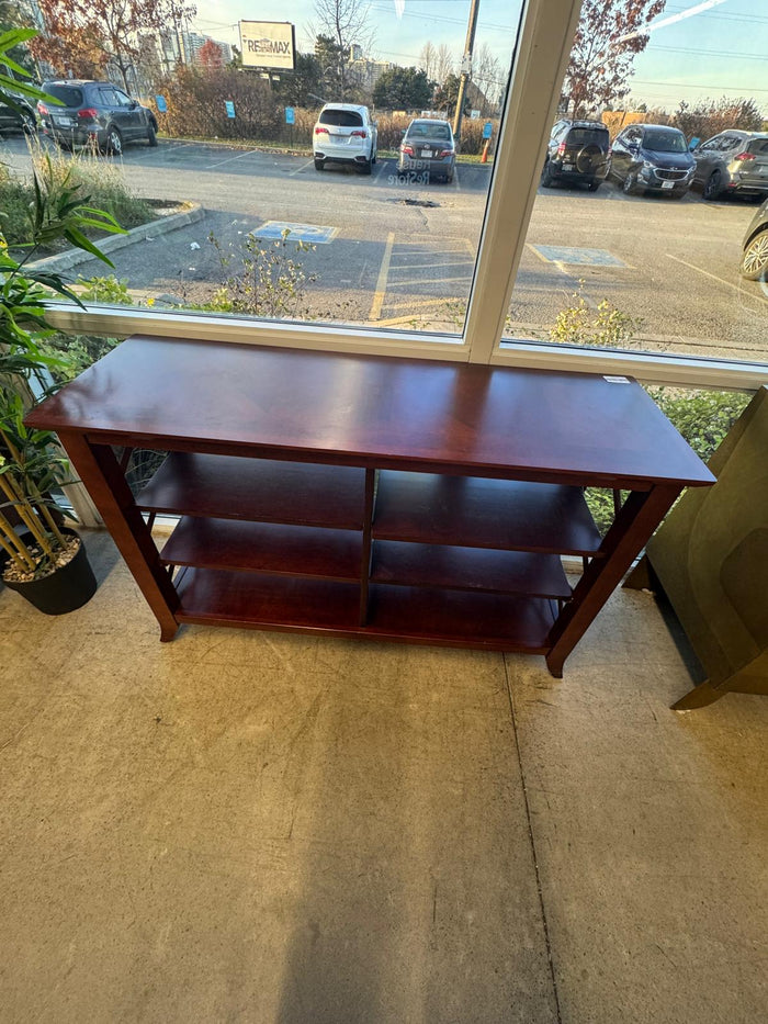 50"W Wooden End Table