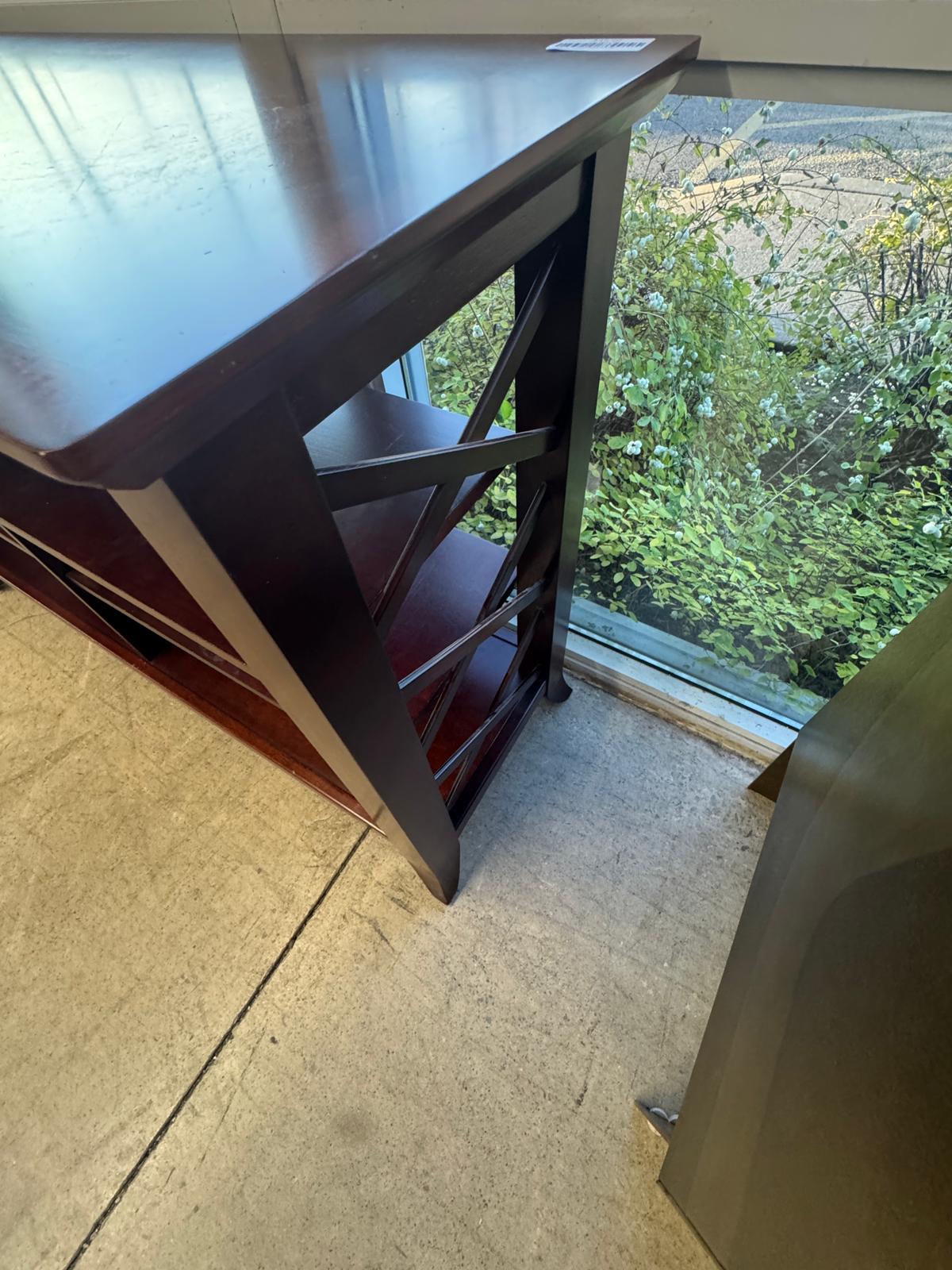 50"W Wooden End Table