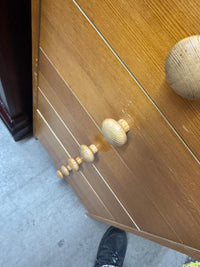 16" X 16" W 6-Drawer Wooden Dresser