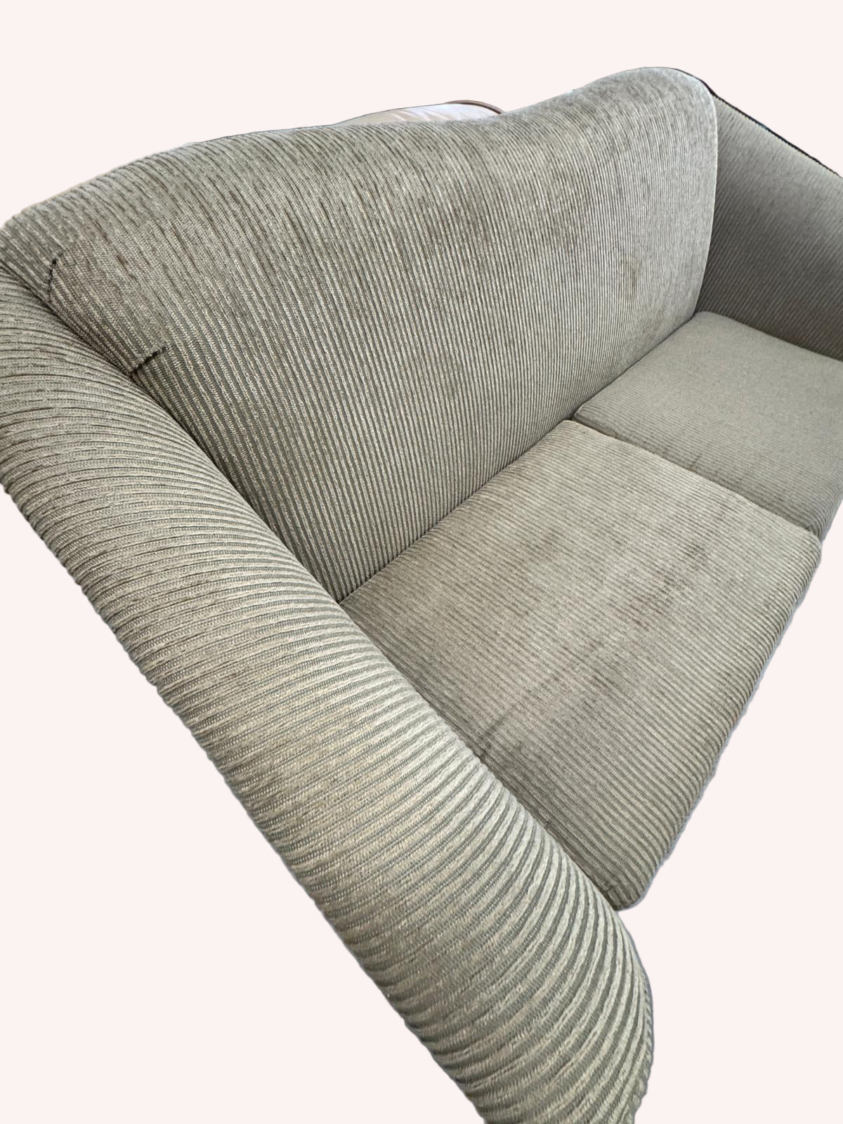 77"W Light Brown Sofa