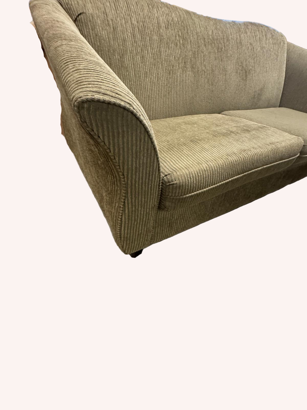 77"W Light Brown Sofa