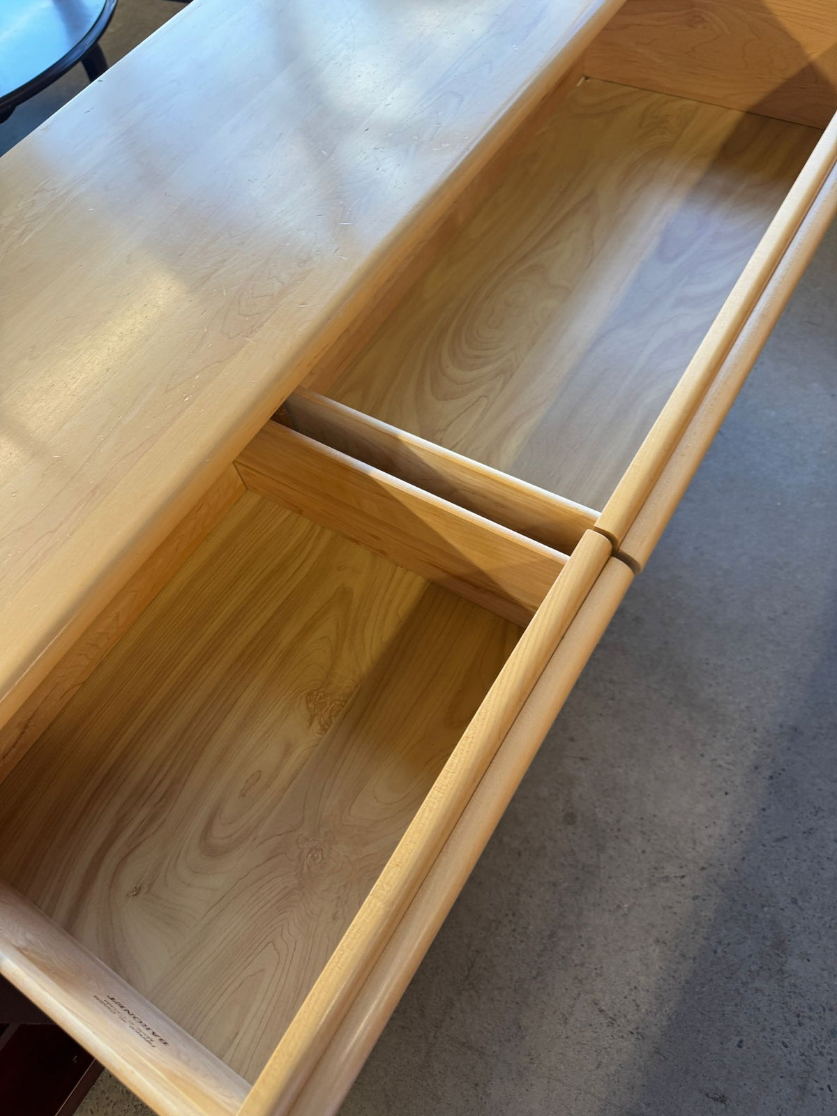 48"W Wooden 6-Drawer Dresser