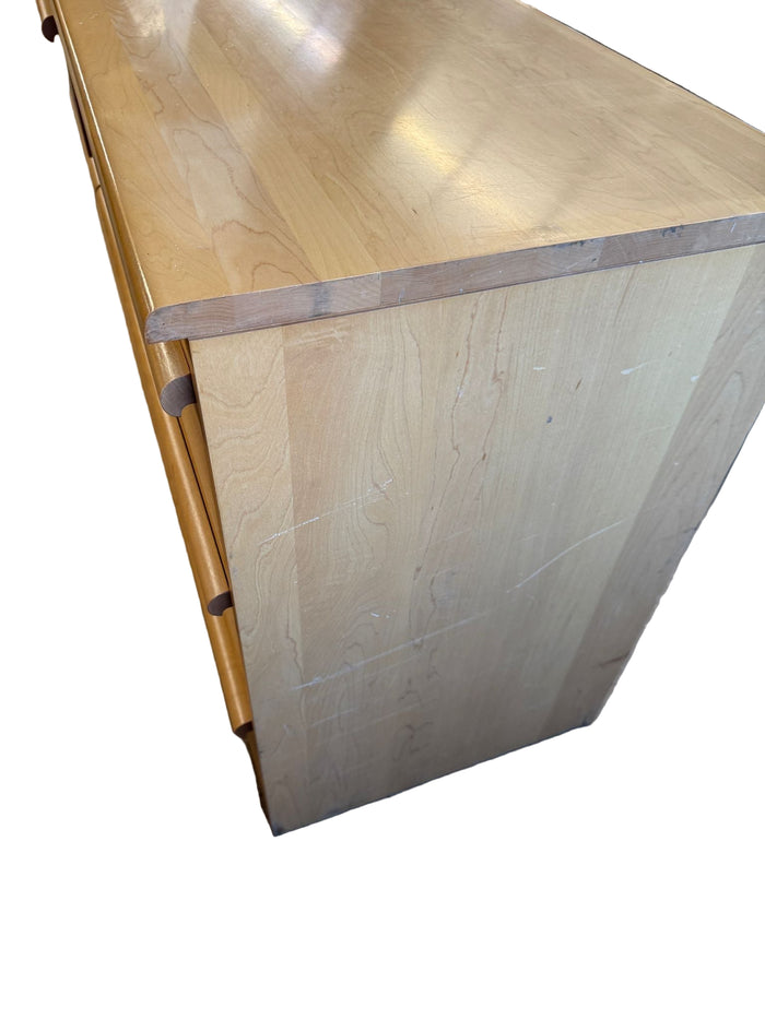 48"W Wooden 6-Drawer Dresser