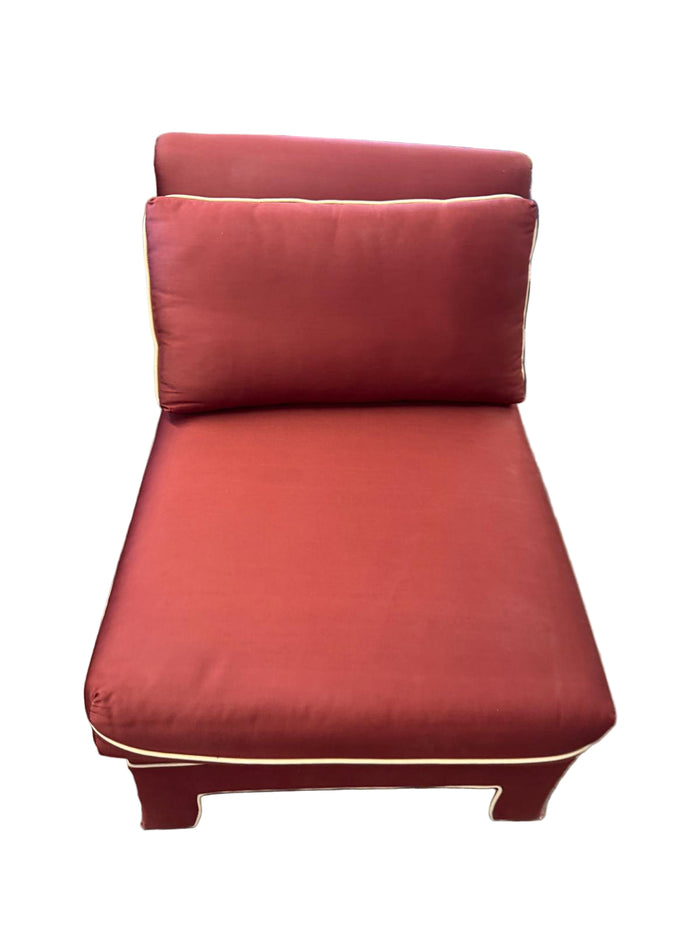 27"W Red Chair