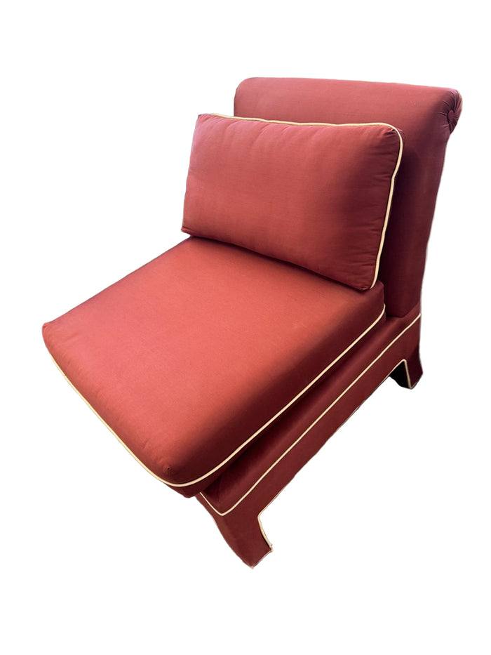27"W Red Chair