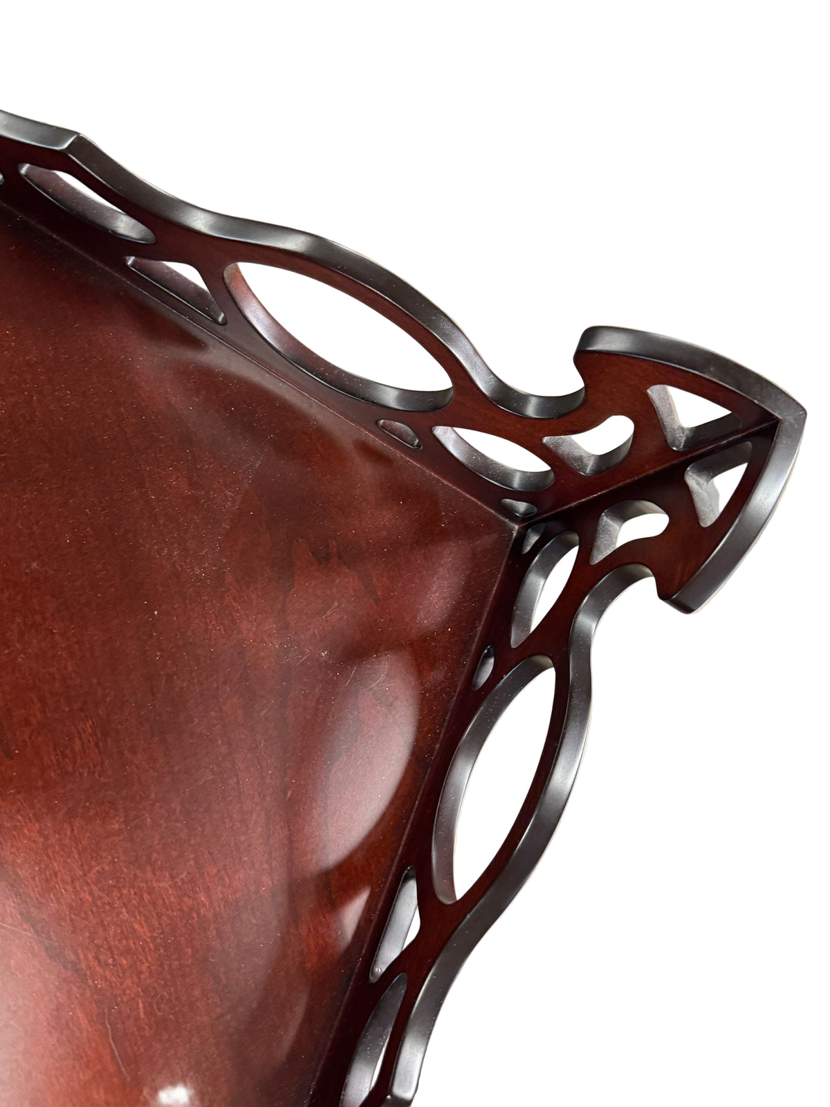 15.5" X 15.5 Wood Corner Side Table