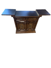 35.5"W Wooden Dresser With Extendable Top