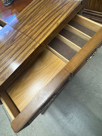 35.5"W Wooden Dresser With Extendable Top