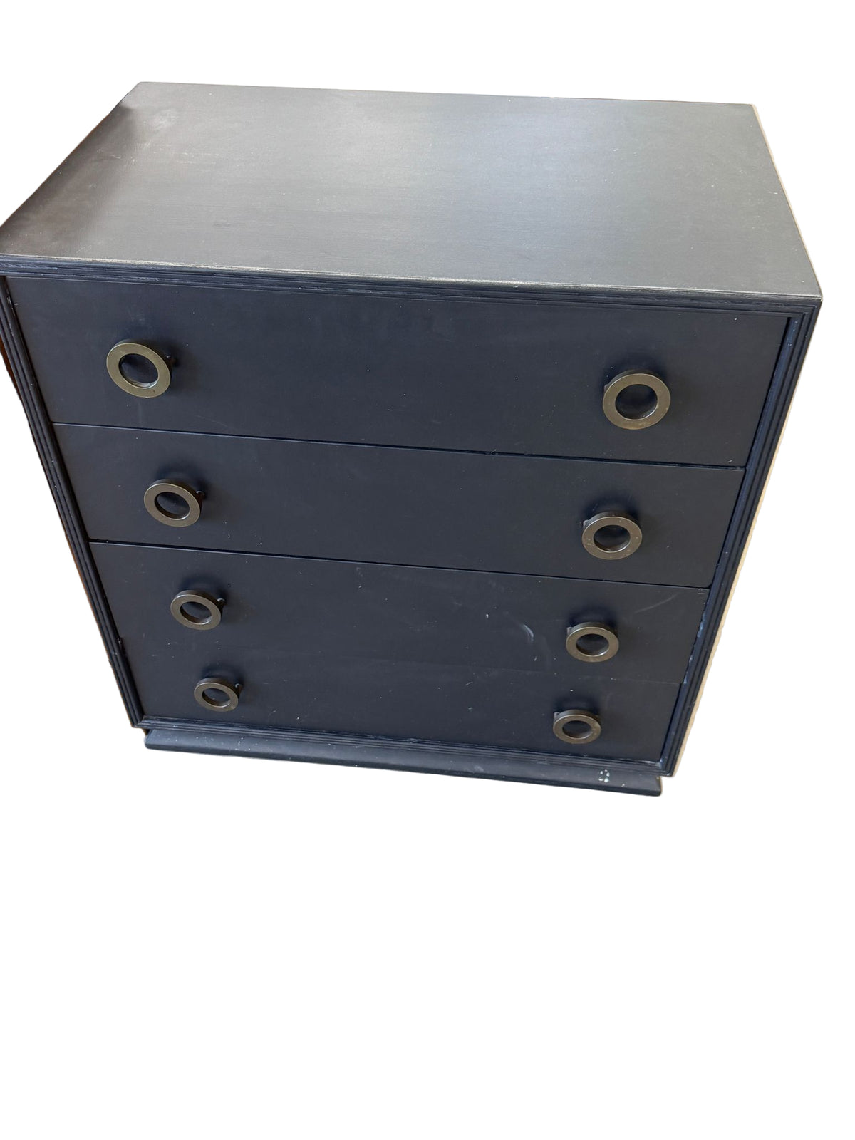 30"W Wooden 4-Drawer Dresser