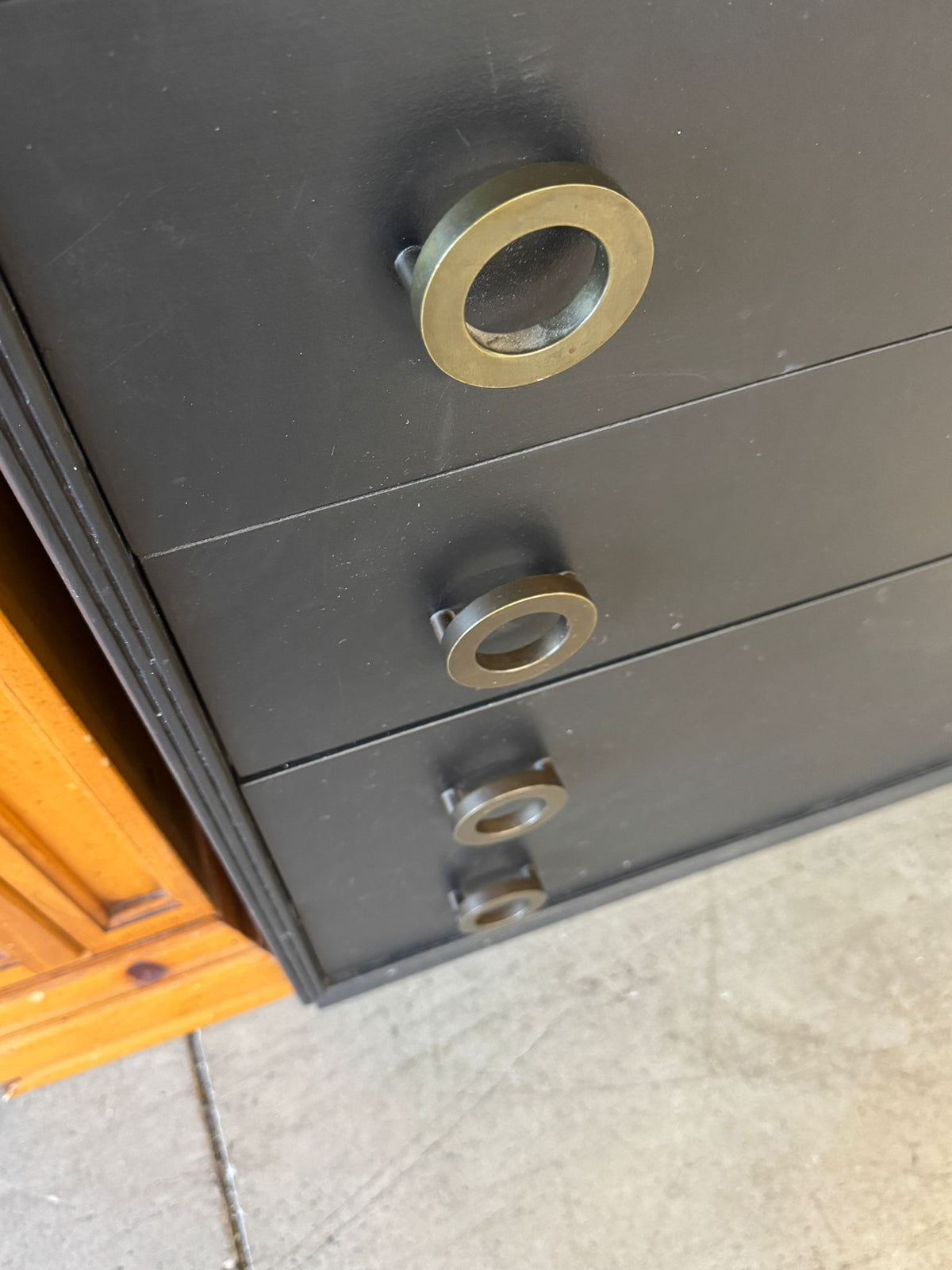 30"W Wooden 4-Drawer Dresser