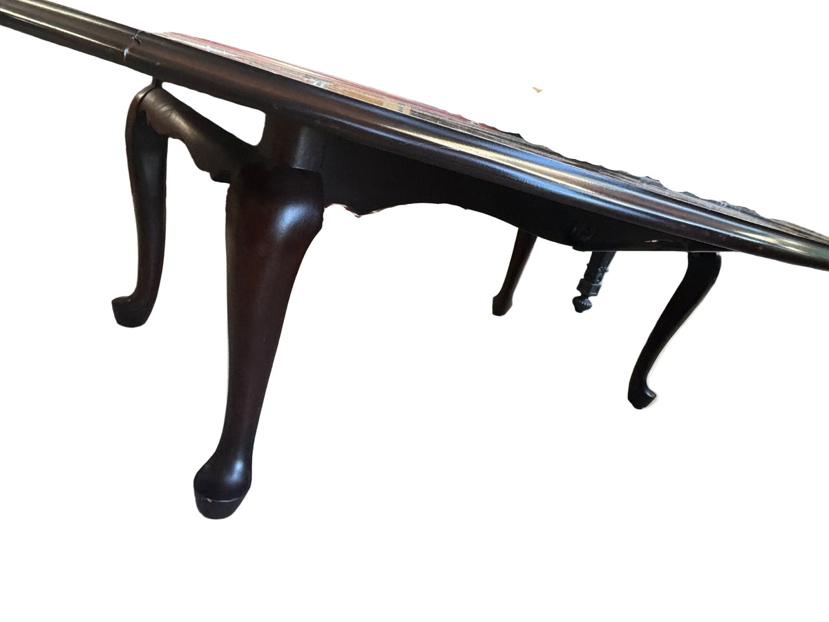 48"W Wood Drop-Leaf Coffee Table